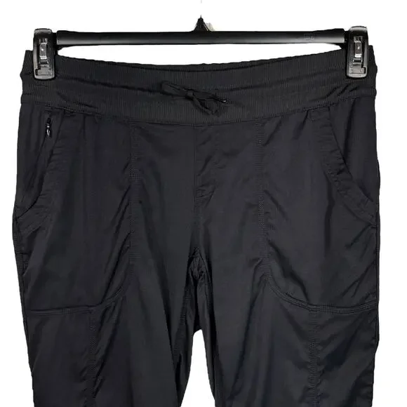 North Face Womens Large Aphrodite 2.0 Pants UPF Stretch DWR Pull-On Pocket Black - Picture 2 of 10